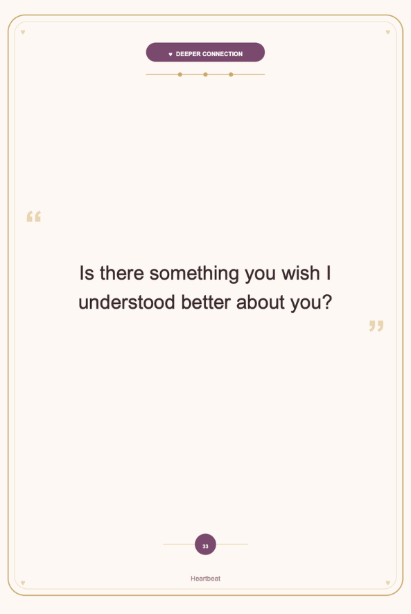 Deeper Connection