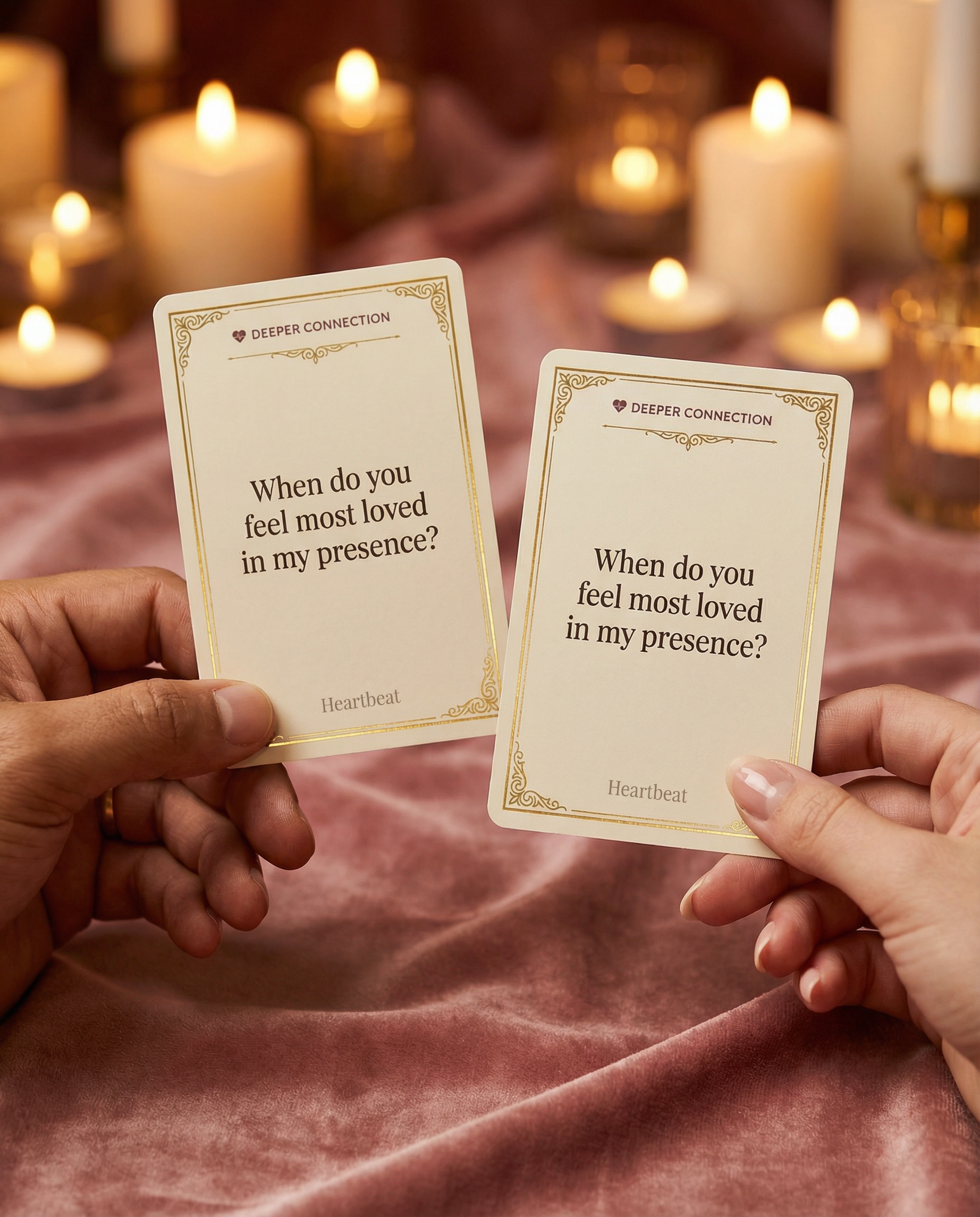 Heartbeat card game in use